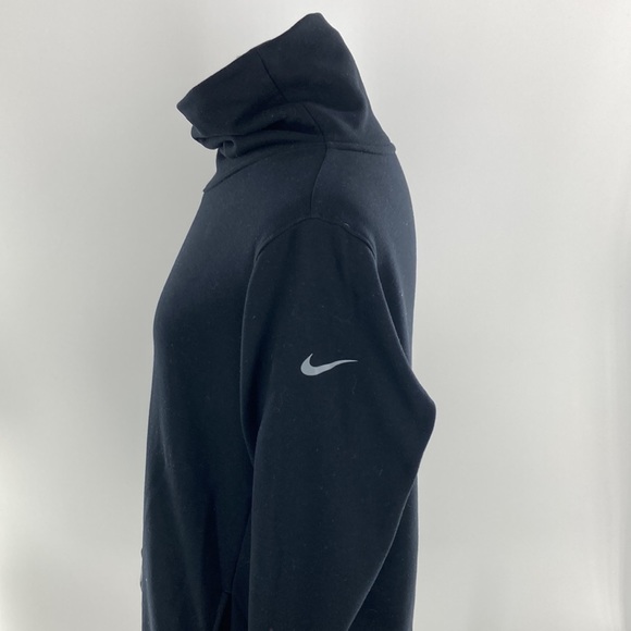 NIKE DRI-Fit Funnel Neck Kangaroo Pocket Sweatshirt Women’s XL - Picture 3 of 8